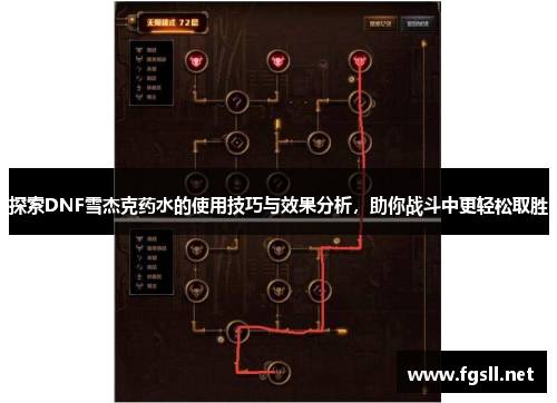 探索DNF雪杰克药水的使用技巧与效果分析，助你战斗中更轻松取胜